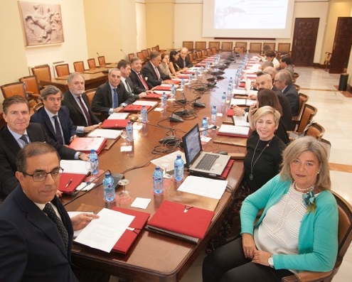 Reunión de miembros del Cuerpo Consular en la Universidad de Sevilla