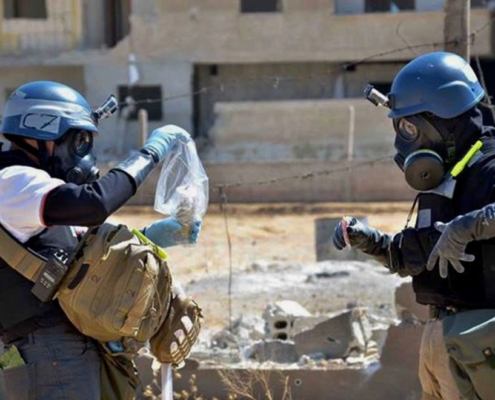 Destrucción de armas químicas en Siria